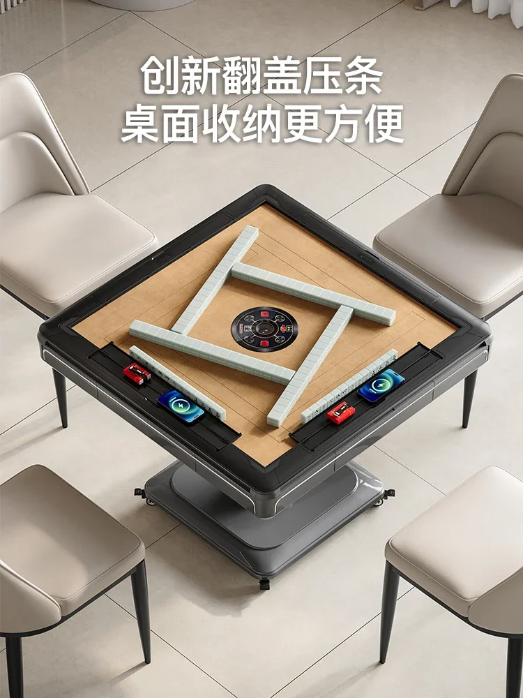 

Smart Mahjong Machine Automatic Folding Heating Mahjong Table Dining Table Dual-Use Electric Mute