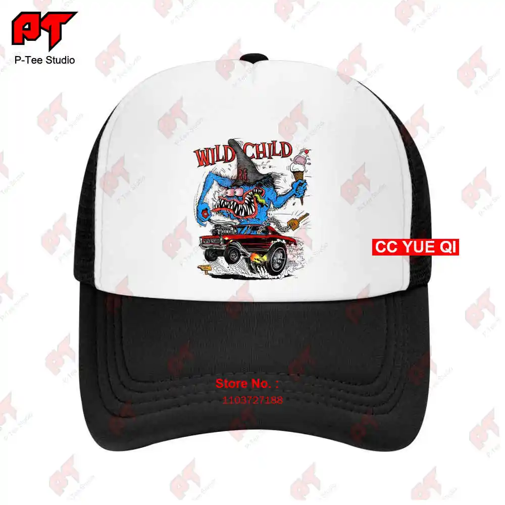 Rat Fink Wild Child Ed Big Daddy Ross Kustom Kulture Hot Rod Baseball Caps Truck Cap 3MR3