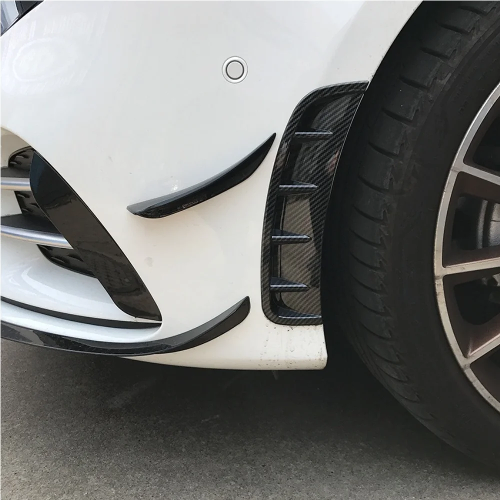 สำหรับรถยนต์เมอร์เซเดส-เบนซ์ เอ-คลาส W177 A200 A250 A220 A35 AMG สปอร์ต ปี 2019-2021 อุปกรณ์ตกแต่งรถยนต์ ABS ช่องระบายอากาศฝากระโปรงหน้า