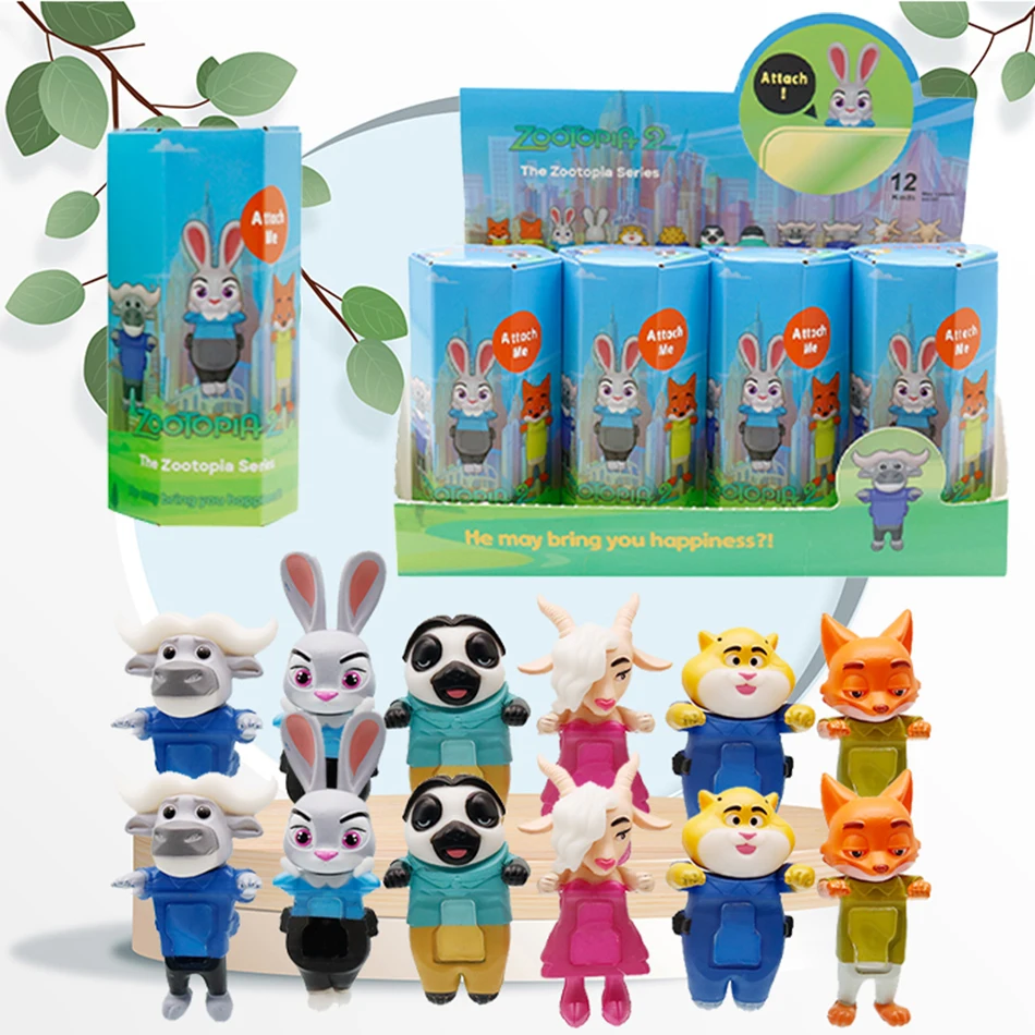 

2026 Crazy Zootopiaes 2, слепая коробка, мини-вечеринка, украшение в виде персонажа аниме, украшение для мобильного телефона, детский подарок на день рождения, сюрприз