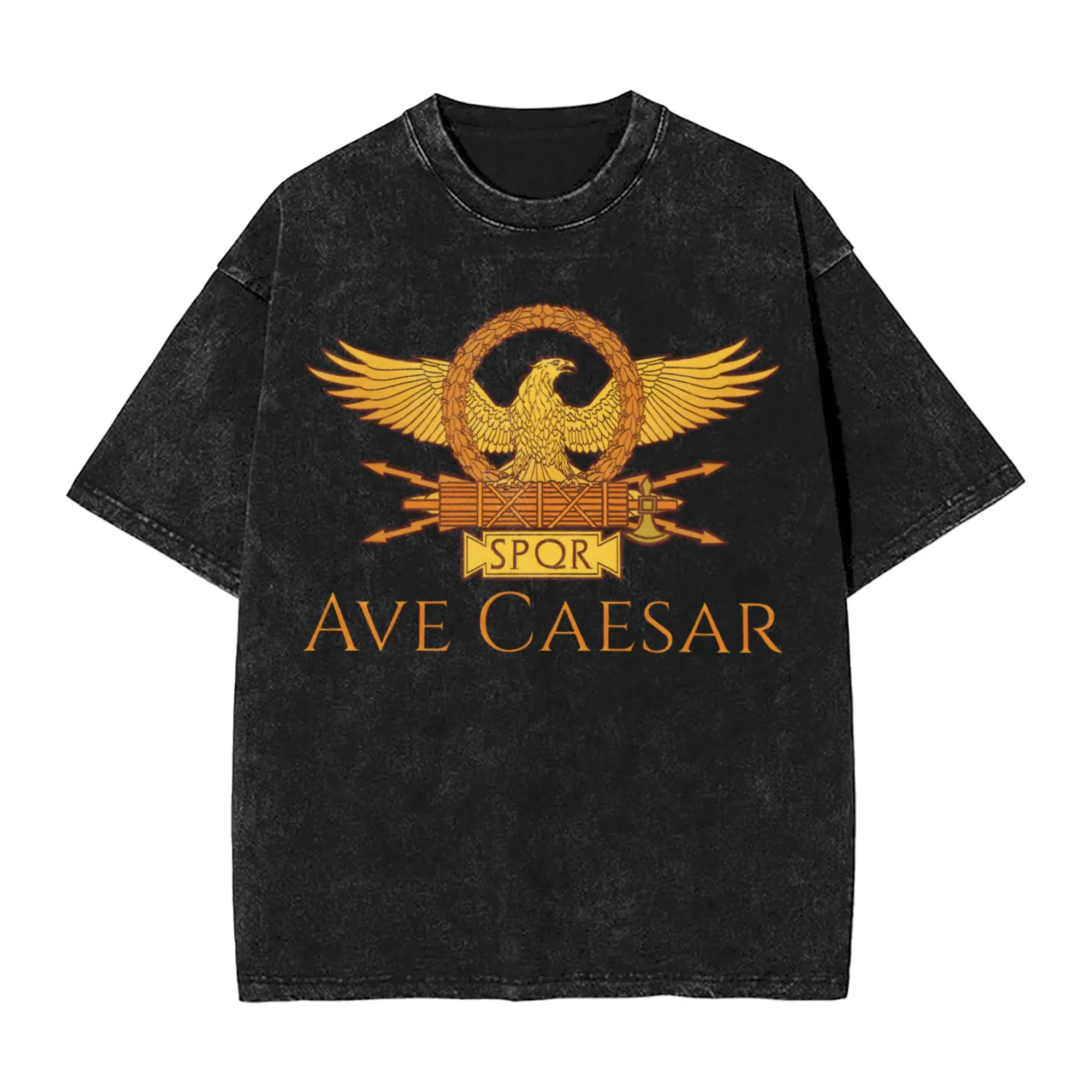 Ave Caesar T-Shirt Beach  Aesthetic T Shirts Casual Fashion Tee Shirt For Mens Short Sleeve Loose Top Tees