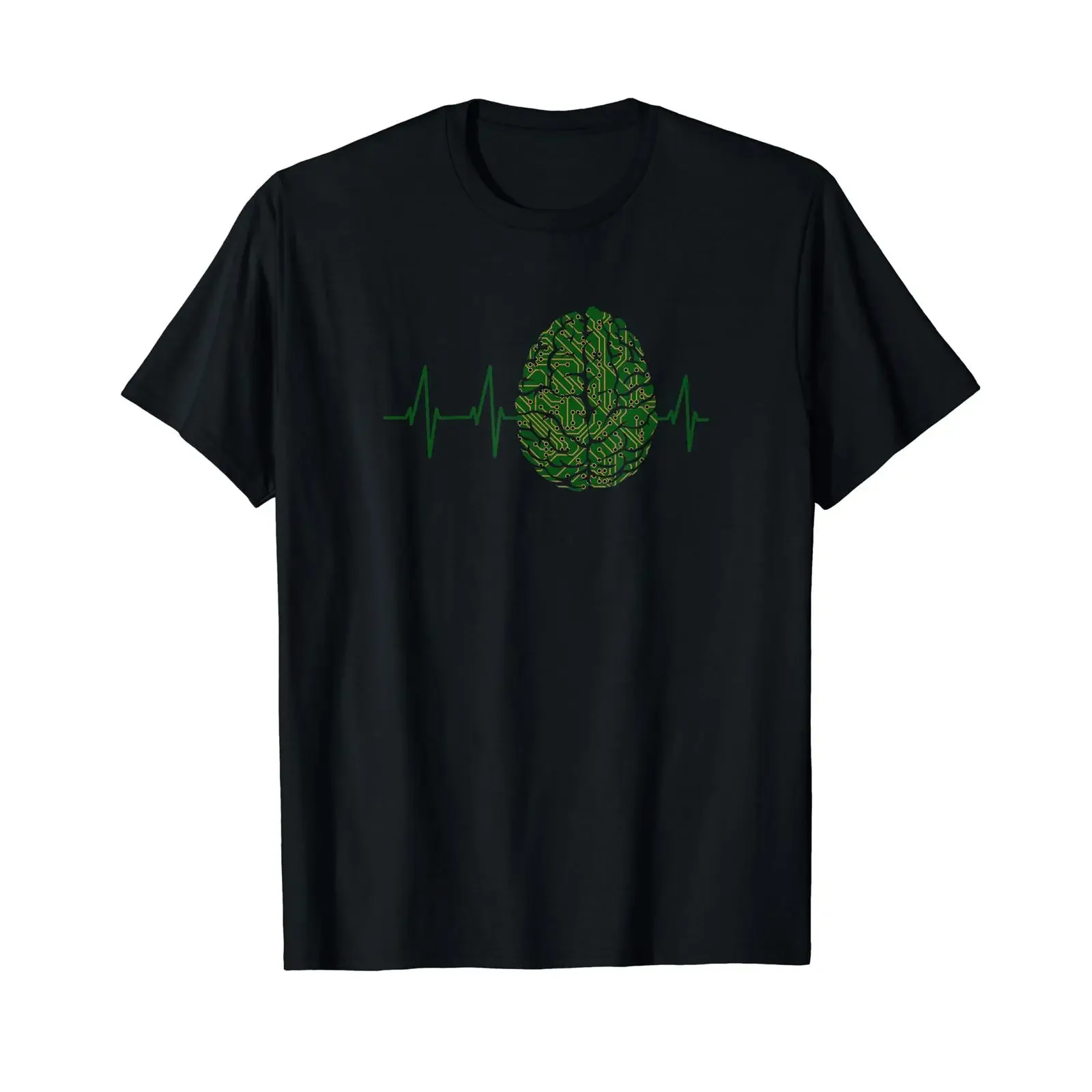 Algorithme d'apprentissage automatique Réseaux neuronaux IA profonde T-shirt vintage Lavé Extensible Doux Respirant Mode Élégant homme