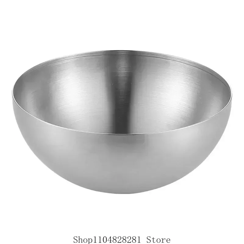 Нержавеющая сталь, золотая и серебряная салатница, рисовая лапша, миска для лапши Lamian, кухонная посуда, контейнер для еды