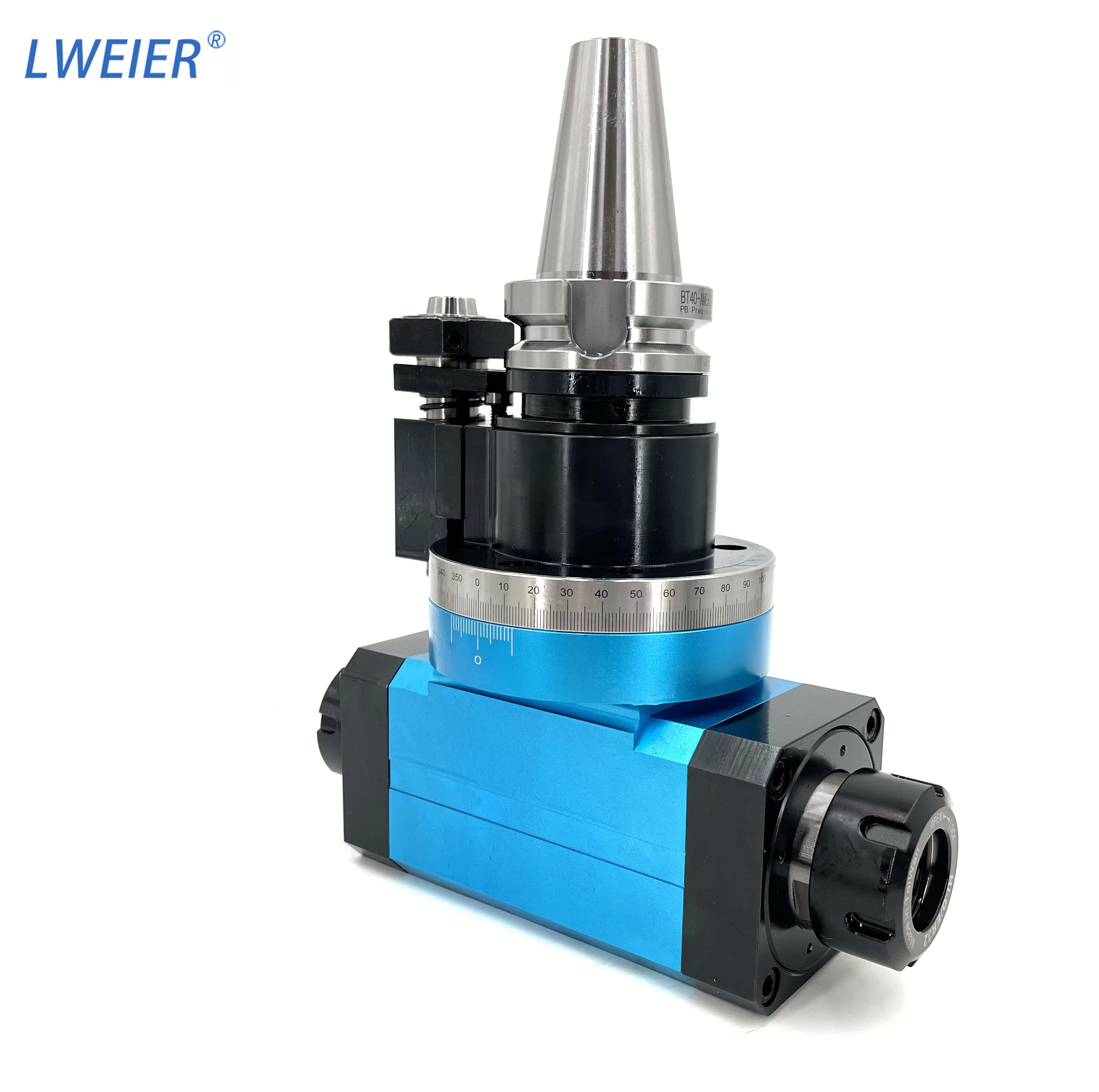 Machine Tools Accessories Right Angle Milling Head 90 Degree BT50 BT30 BT40 Angle Head For CNC