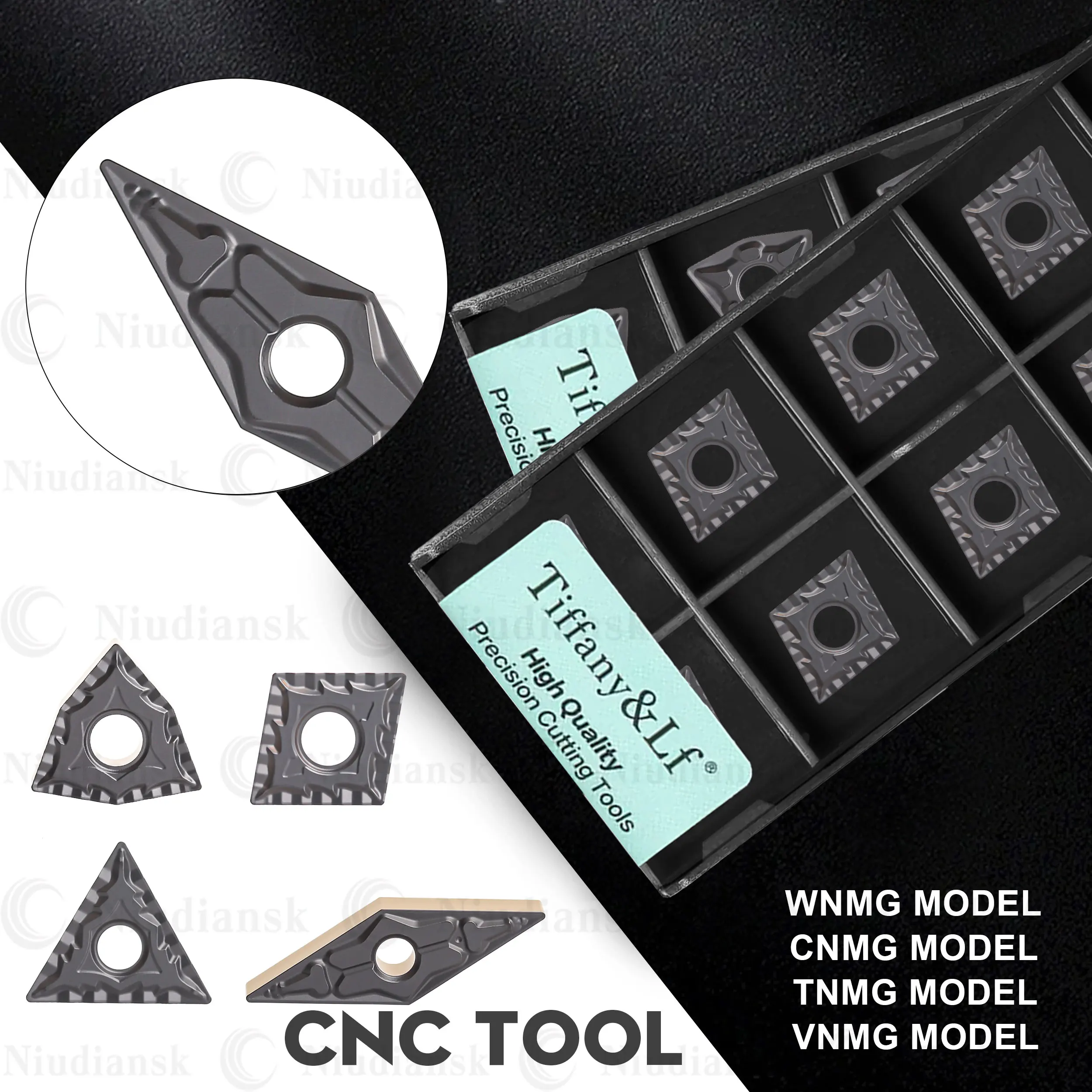 CNC Lathe Turning Tools Two Color Turning Blades TNMG WNMG CQ TM LM CNMG CQ VNMG TD9218 Series Hard Alloy External Turning Tool