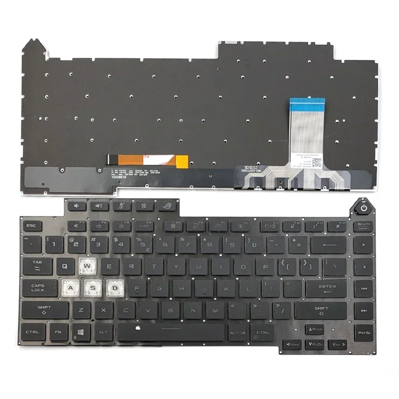 

New For Asus ROG Strix G15 G513 G513IC G513IE G513IE-PH74 G513IM G513Q G513QM G513QY G533 Laptop Keyboard US Backlit 2021 Model