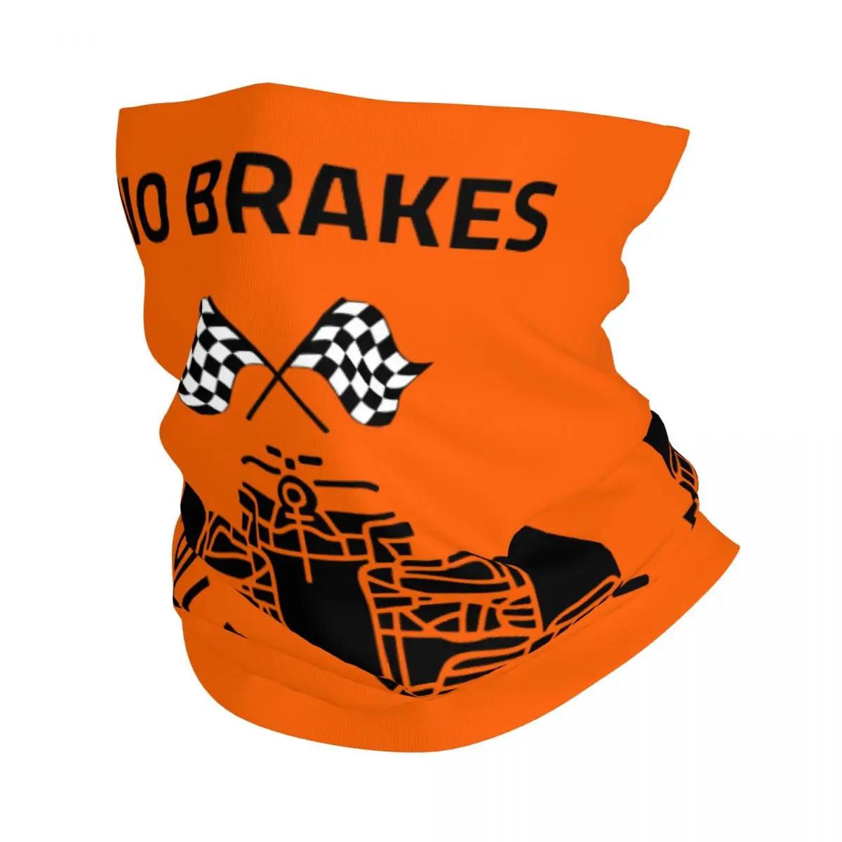 

No Brakes Full Throttle Motocross Bandana Neck Gaiter Printed Full Throttle Face Scarf Multifunctional Headwear Cycling Unisex