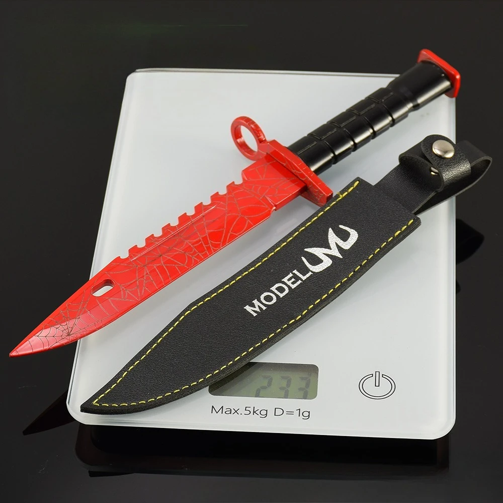 CS-GO 26 cm/10,24 pollici Coltello da artiglio Samurai Spada Arma Puntelli Periferiche di gioco Regalo fidanzato Cosplay Giocattolo all'aperto Ornamenti sportivi