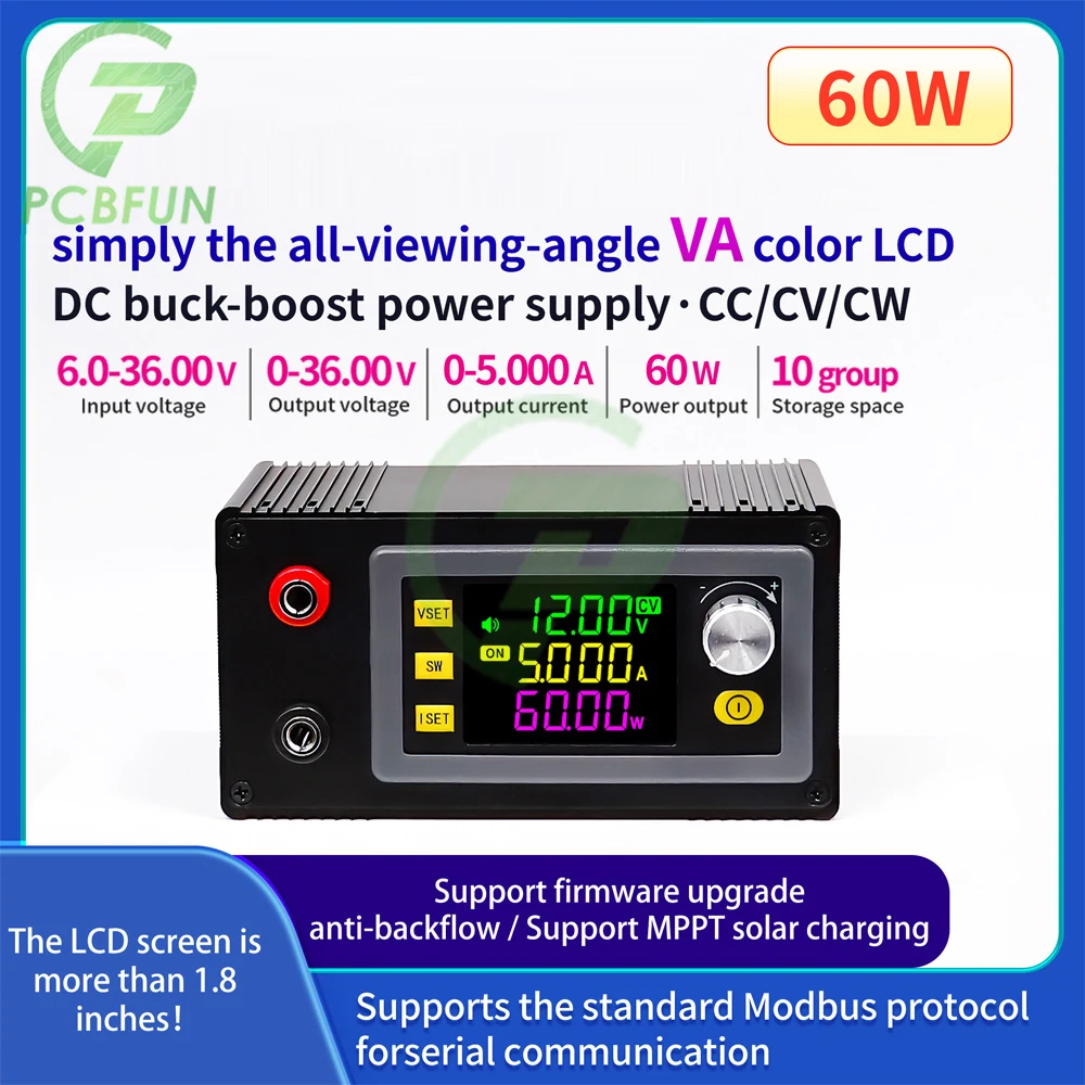 SK60/120 CNC Lift-off DC Adjustable Voltage Regulator Constant Voltage Constant Current Solar Charging Module 60/120W