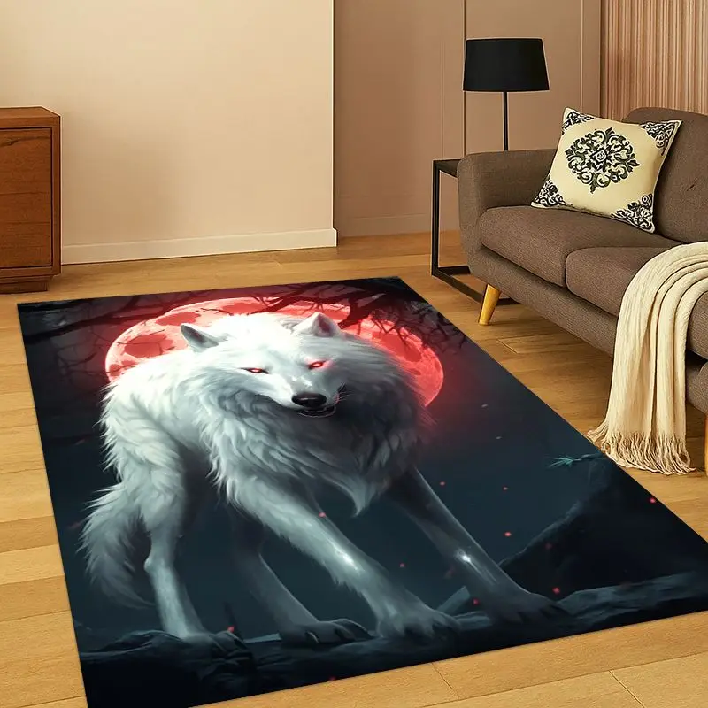 Viking WarriorSymbol Valknut Nordic Valhalla Carpet Rug for Bedroom Living Room Sofa Playroom Doormat Home Decor,kids Non-slip