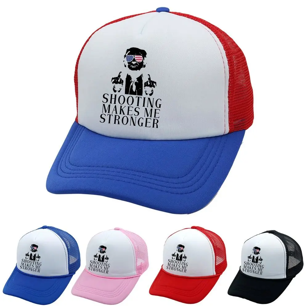

Casual Adjust Trump Baseball Cap Breathable Mesh Trucker Hat Patriots President Hat Sun Hat Hip Hop Dad Hat