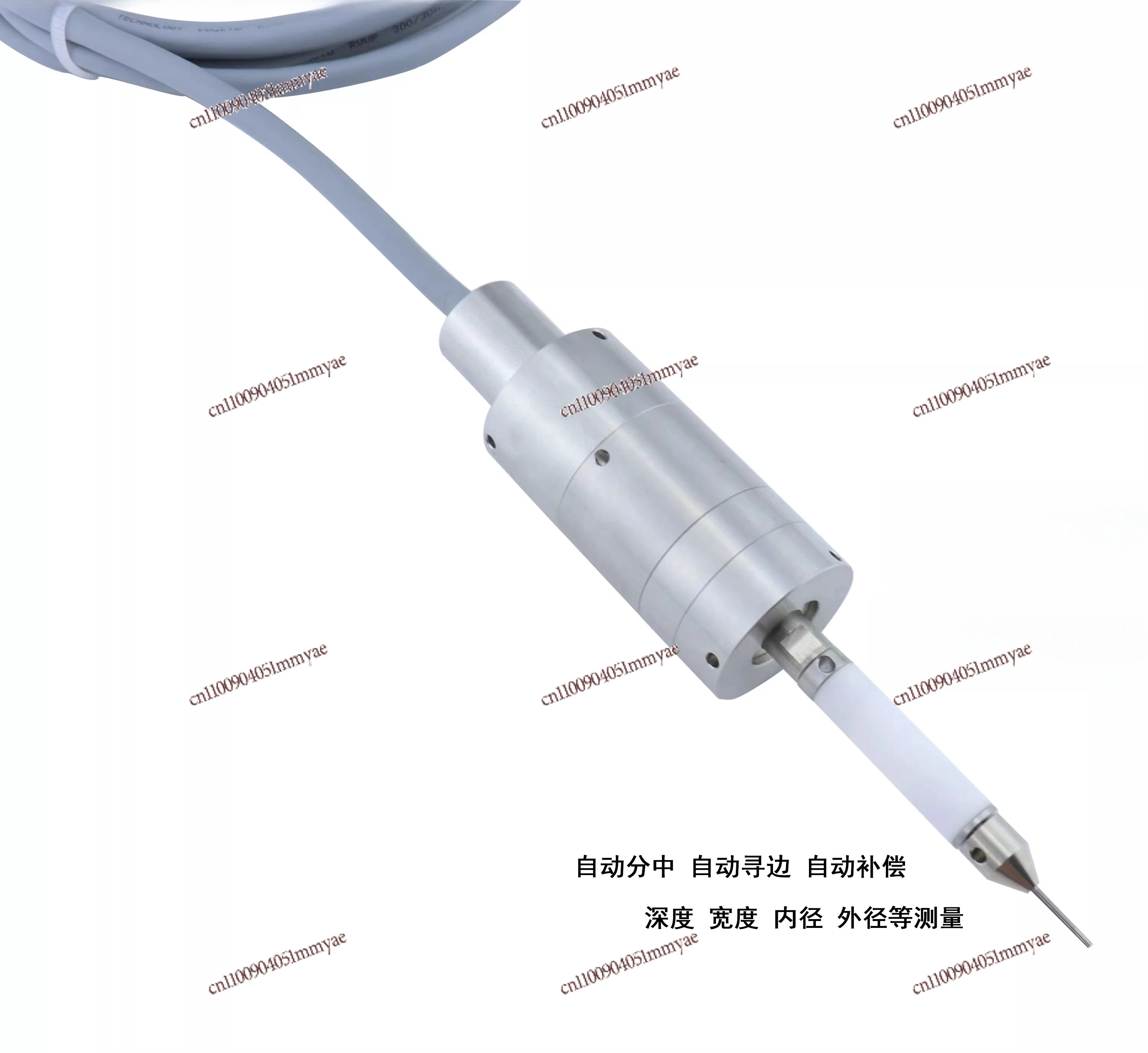 The wired probe automatically divides the edge finder needle sensor probe in the middle
