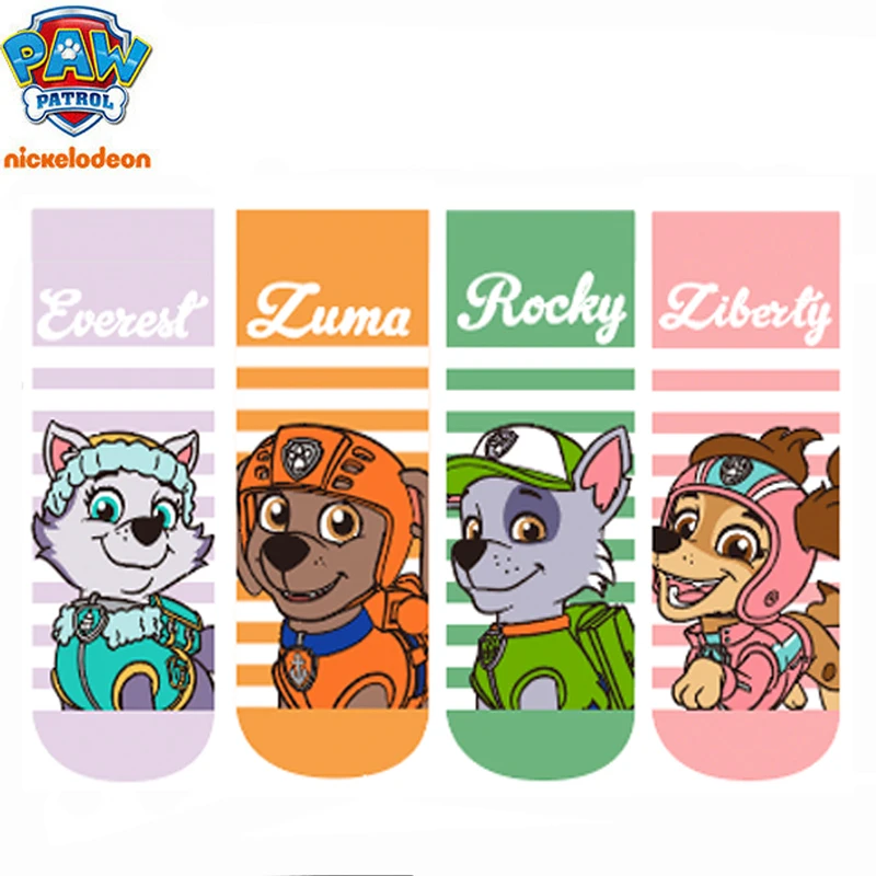 Genuine Paw PATROL Girls Summer Mesh Sock Cotton Baby Short Socks 1-2Pairs Toddler Boys Kids Children Colorful Socks Age 3-7Y