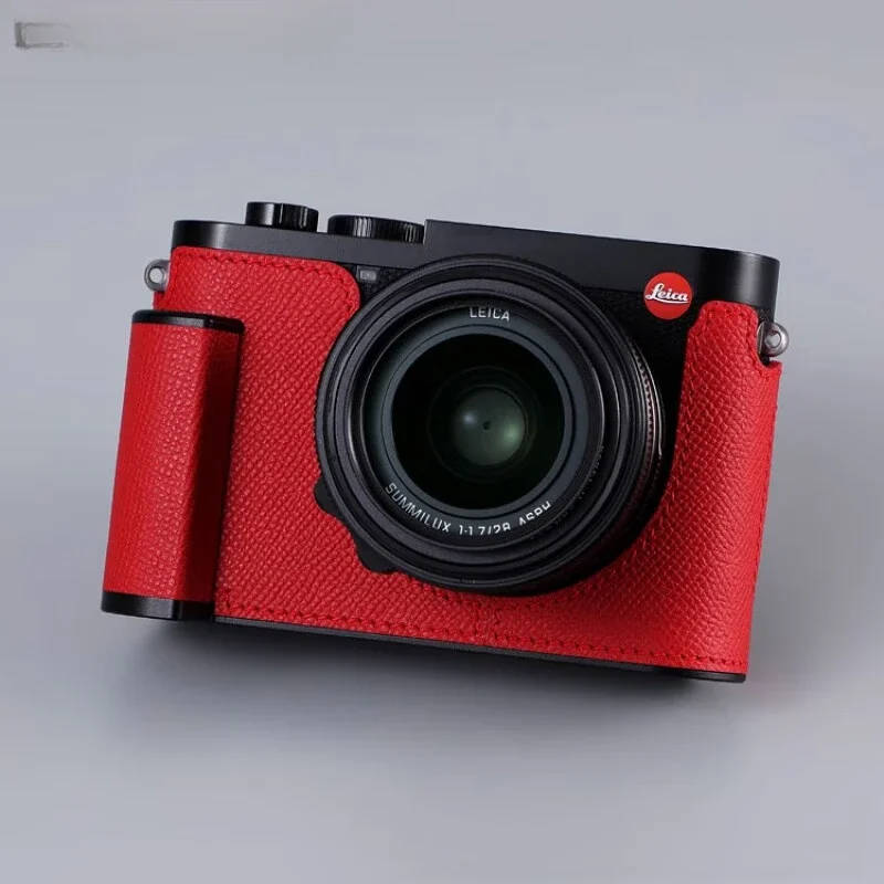 For Leica D-LUX8 Leather case, Protective case, Camera case base, Camera case leather base, head layer cowhide base