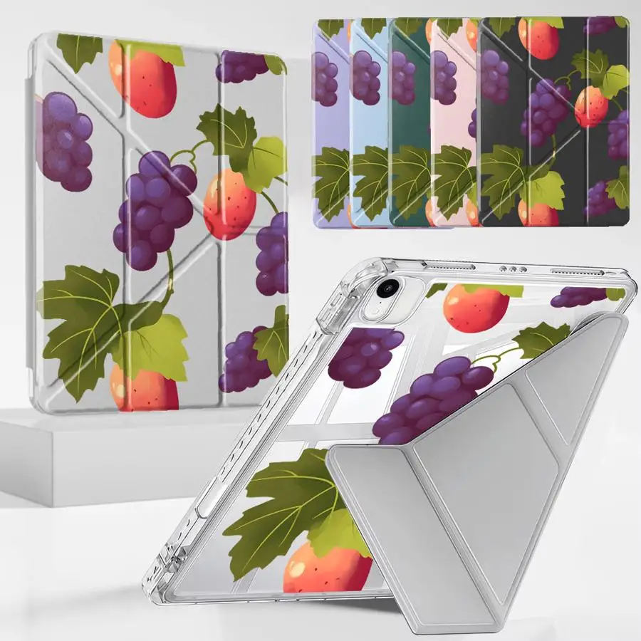 Simple Fruits Tablet Case For iPad Pro 2025 Mini 6 7 Pro 11th 10th 9th 8th 7th 12.9inch Air 4 5 M3 M2 M4 11inch Holder Cover