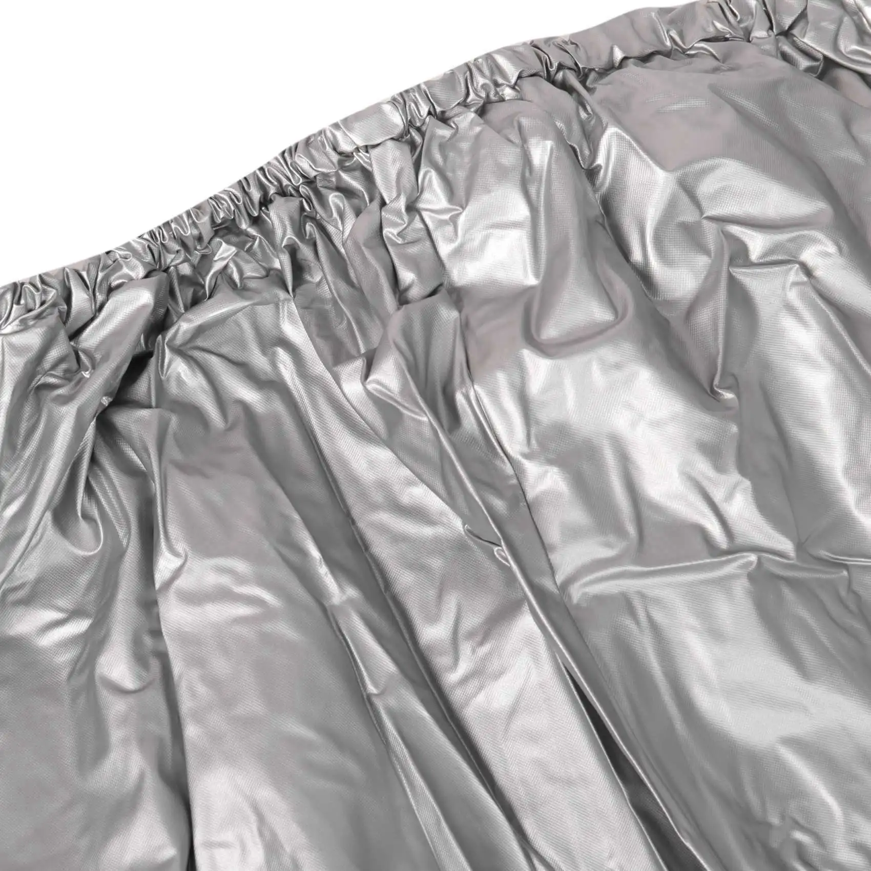 GET! Heavy Duty Fitness Weight Loss Sweat Sauna Suit Exercise Gym Anti-Rip Silver XXL