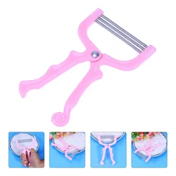 Face Shaver Razors Facial Hair Remover Manual Epilator 1500X900X100CM Practical Removel Tool Threader Pink Miss