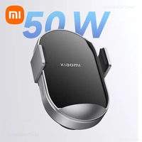 Xiaomi 50W Wireless Car Charger Set Smart Fast Quick Charging Support Power-Off and Inductive Expansion Phone Holder Auto Parts
