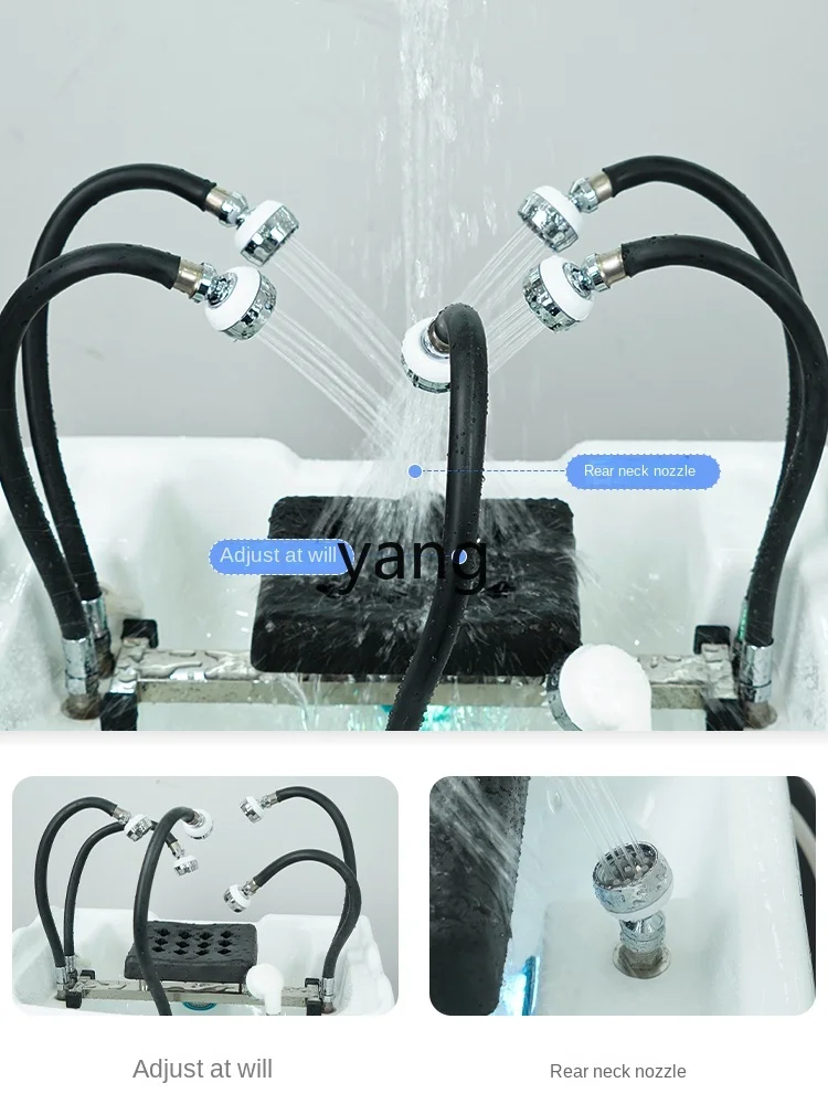 CX Mobile Shampoo Basin Connect-Free Drainer Head Therapy Instrument for Beauty Salon