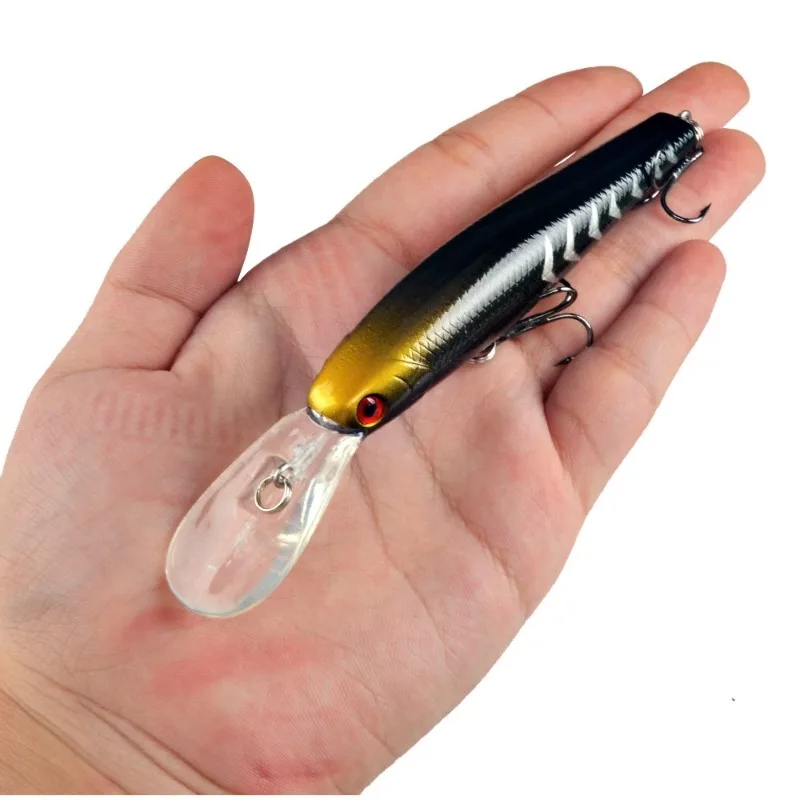 

1PCS 12.5cm 14g Japan Hard Bait Laser Minnow Fishing Lure Pesca Hook Fish Wobbler Crankbait Tackle Artificial Lures
