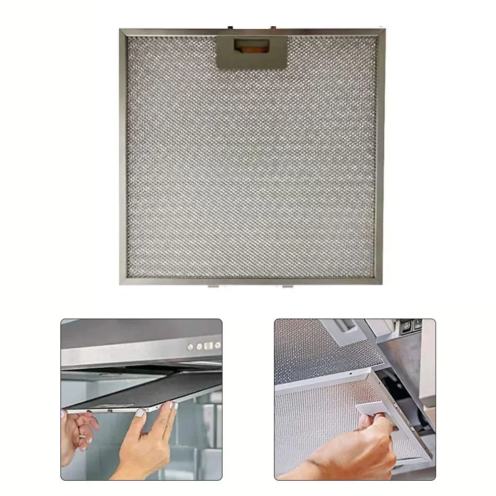 Range Hood Filter Cooker Hood Grease Filter Metal Kitchen Extractor Ventilation Aspirator Filter Mesh 320×320x9mm