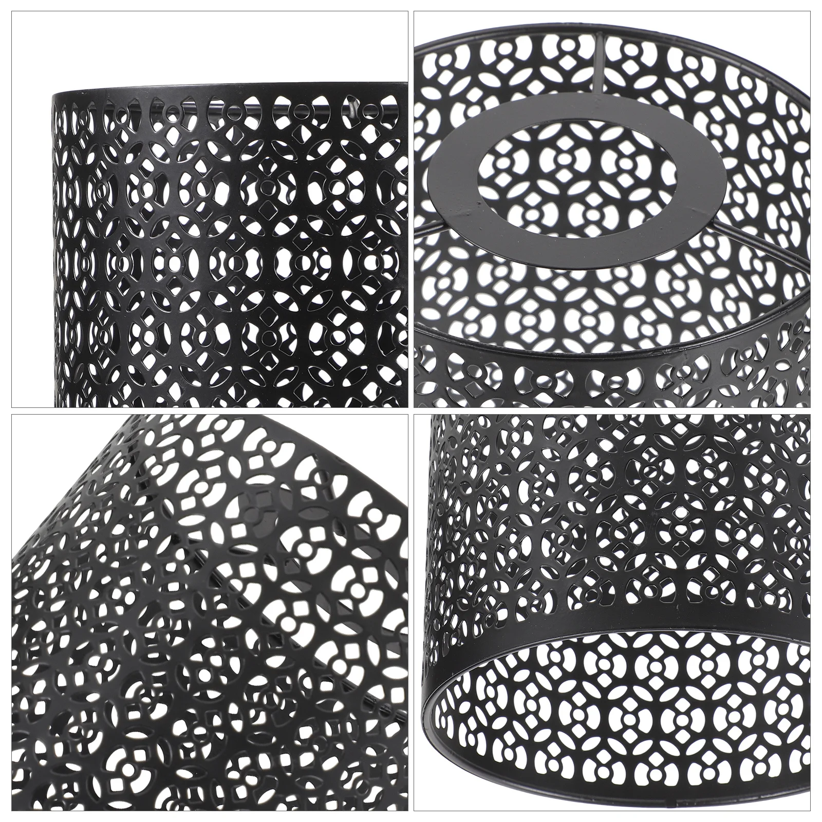 

Metal Hollow Out Round Lampshade Pendant Light Cover Ceiling Light Fixture Decorative for Home Office Lamp Cover