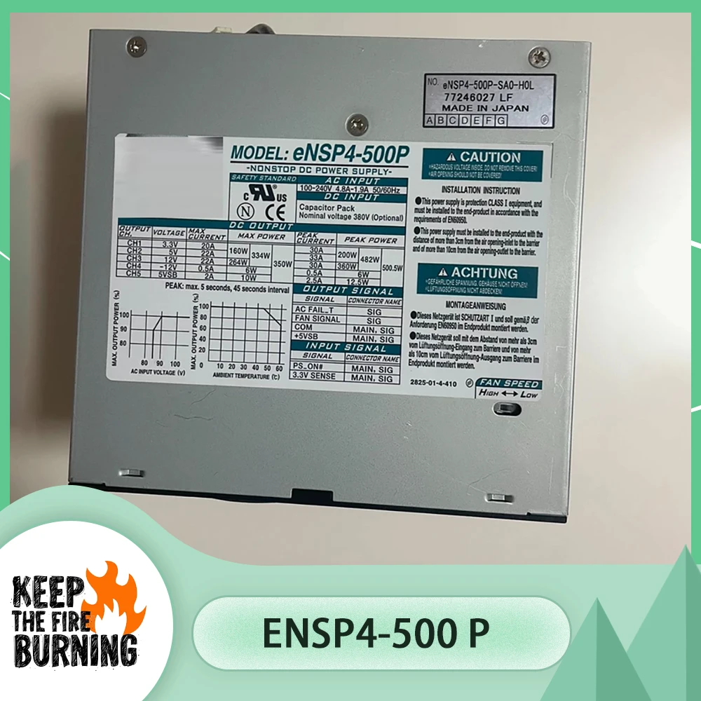 

eNSP4-500P-SAO-H1V For NIPRON 500W Industrial power supply eNSP4-500 P