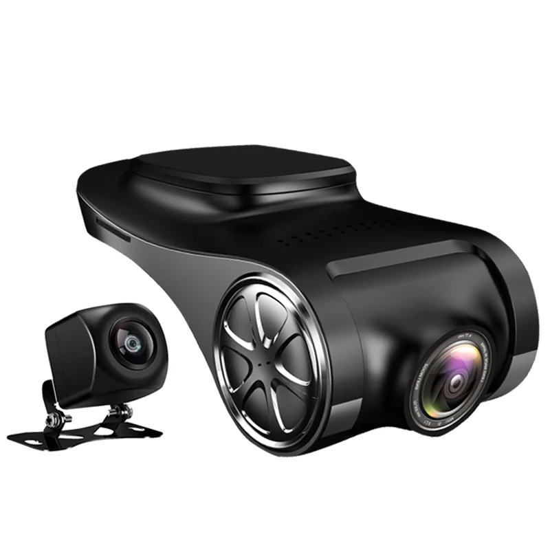 u6-smart-dash-camera-usb-720p-car-black-box-hd-dvr-usb-hidden-adas-electronic-dog-zinc-alloy-dvr-factory-dash-camera-with-rear