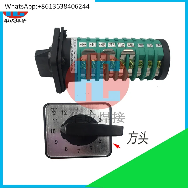 

Second welding machine, gas welding, transfer combination switch 12 gears 9 sections KDHc32A 5X12-9 sections