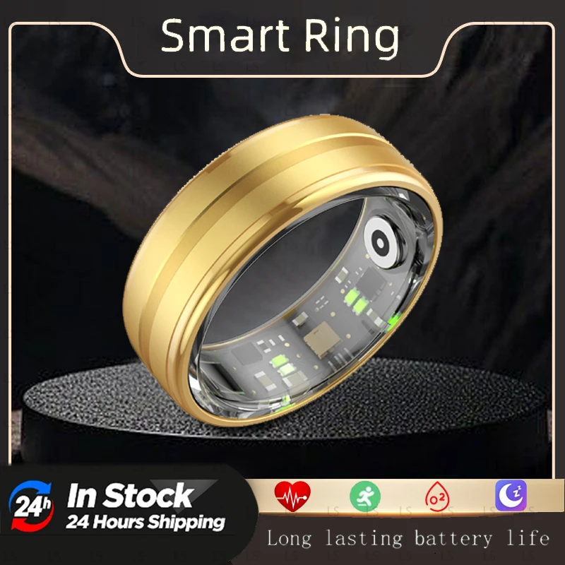 

For Android IOS New Smart Ring Men Women Heart Rate Blood Oxygen Sleep Health Monitor Sport Fitness Tracker Smartring For Xiaomi