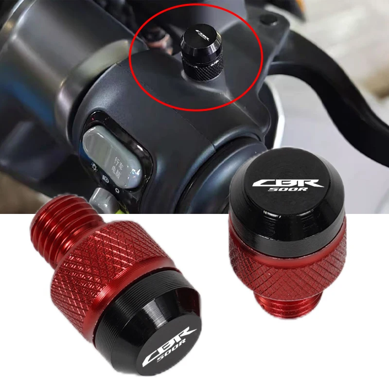 혼다 CBR500R CBR500 R CBR 500R CBR 500 R 2013-2022 액세서리용 오토바이 CNC 미러 홀 플러그 나사 볼트 커버 캡