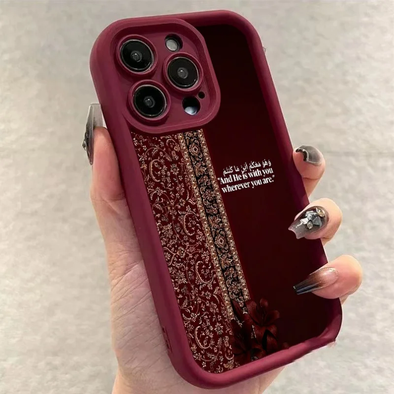 Retro Persian carpet pattern phone case suitable for iPhone 18 17 16 15 14 13 12 11 Pro/Max/Plus anti drop and shockproof - view 5