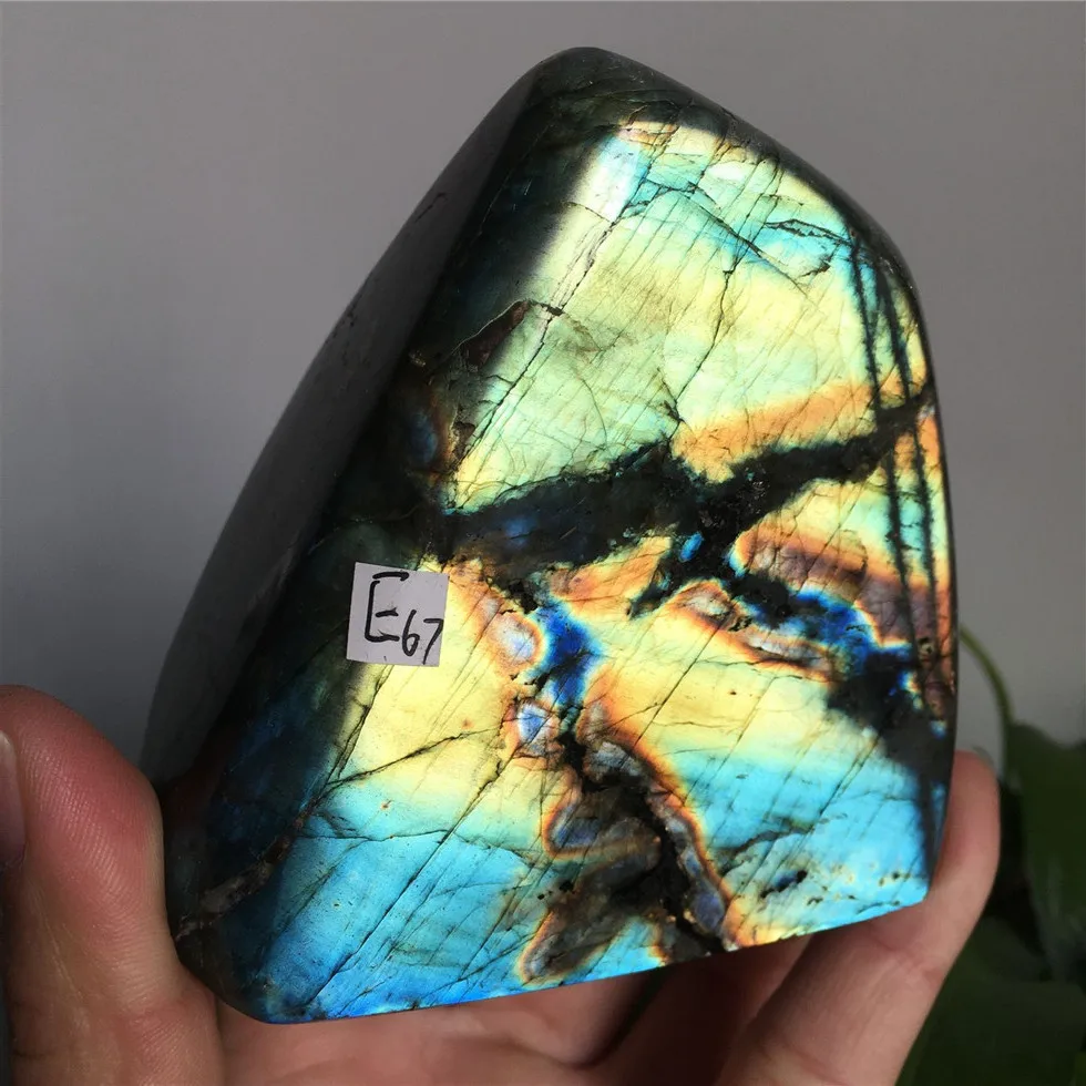 Natural Blue Labradorite Crystal Stone, Moonstone, Reiki Healing, Madagascar Gemstone, Tumble Rock, Furnishing Articles