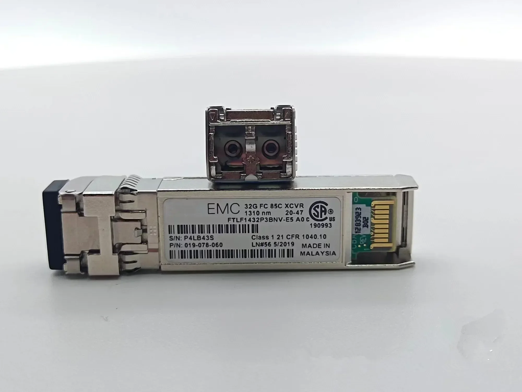 1 Transceptor SFP de 32 GB, 10 km, Interruptor de Fibra FTLF1432P3BNV-E5, 32G FC XCVR, 1310 nm, 019-078-060
