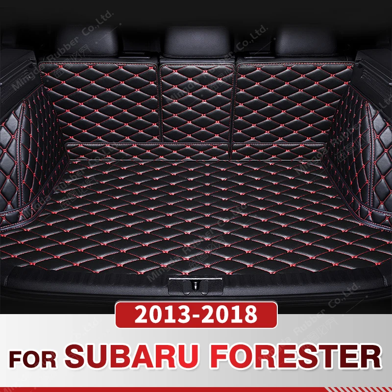 

Auto Full Coverage Trunk Mat For SUBARU FORESTER SUV 2013-2018 17 16 15 14 Car Boot Cover Pad Interior Protector Accessories