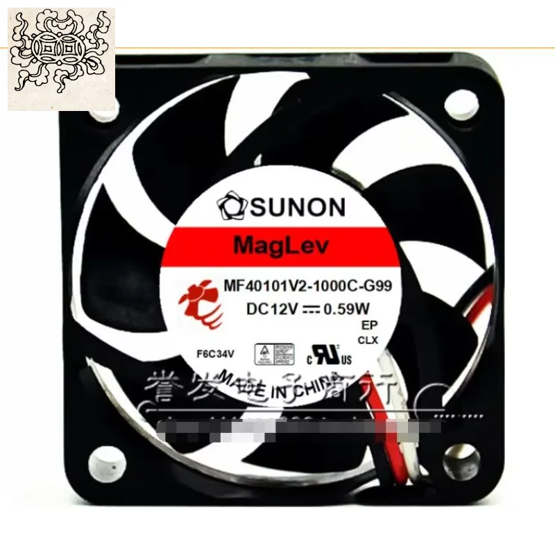 

Ltsf For SUNON MF40101V2-1000C-G99 DC 12V 0.59W 40x40x10mm 3-Wire Server Cooling Fan