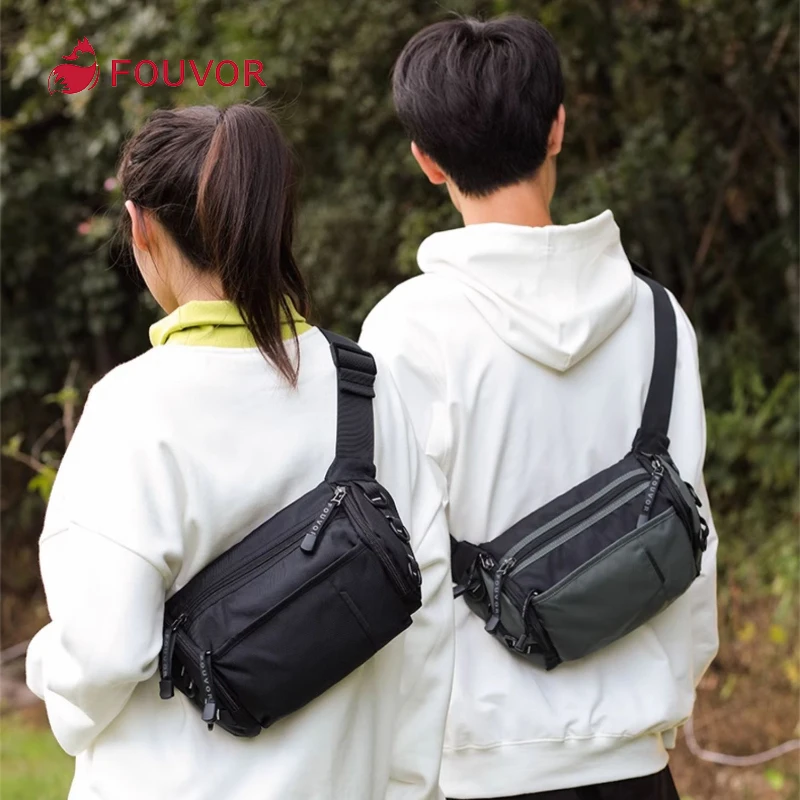 

Fouvor Crossbody Bag Adjustable Strap Multiple Compartments Front Pocket Side Slots 2025 Nylon Waterproof Shoulder Bags 2022-06