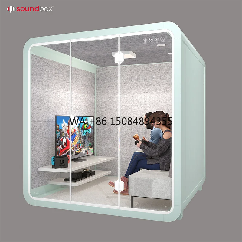 Sound Box Modular Made Hotel Home Apartments Building Living, Expandable Extendable House 20Ft Prefab Container OFFICE PODs/