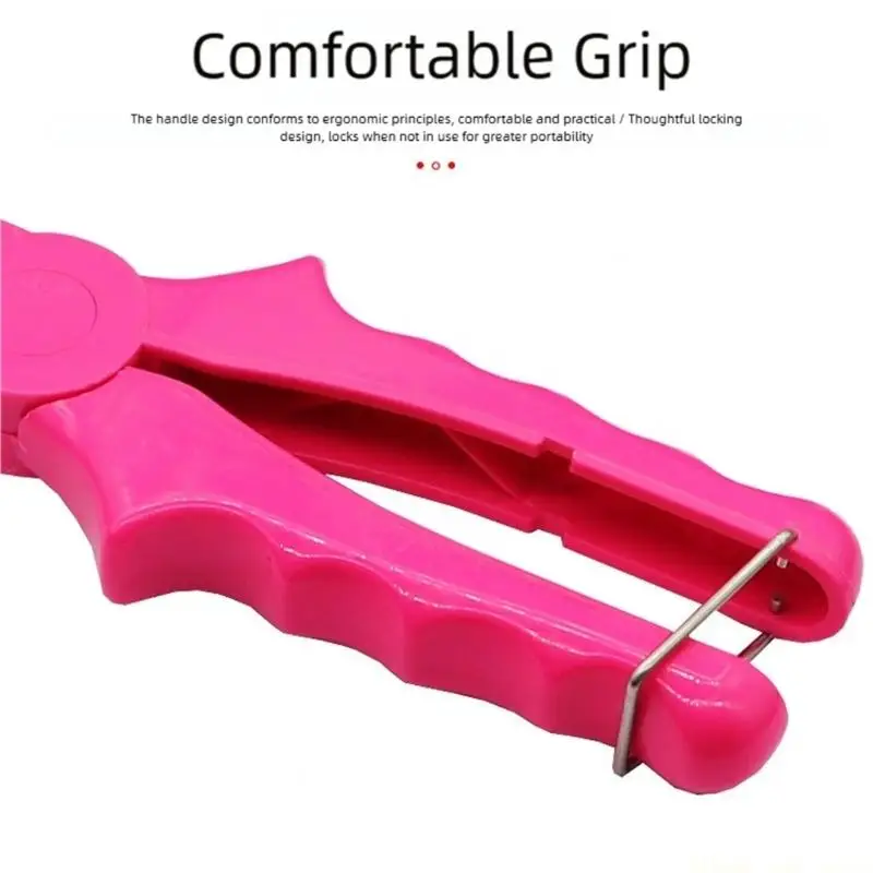 A2BE Sturdy ABS Fishing Clamp Touch Locking Easy Operation for Beginners