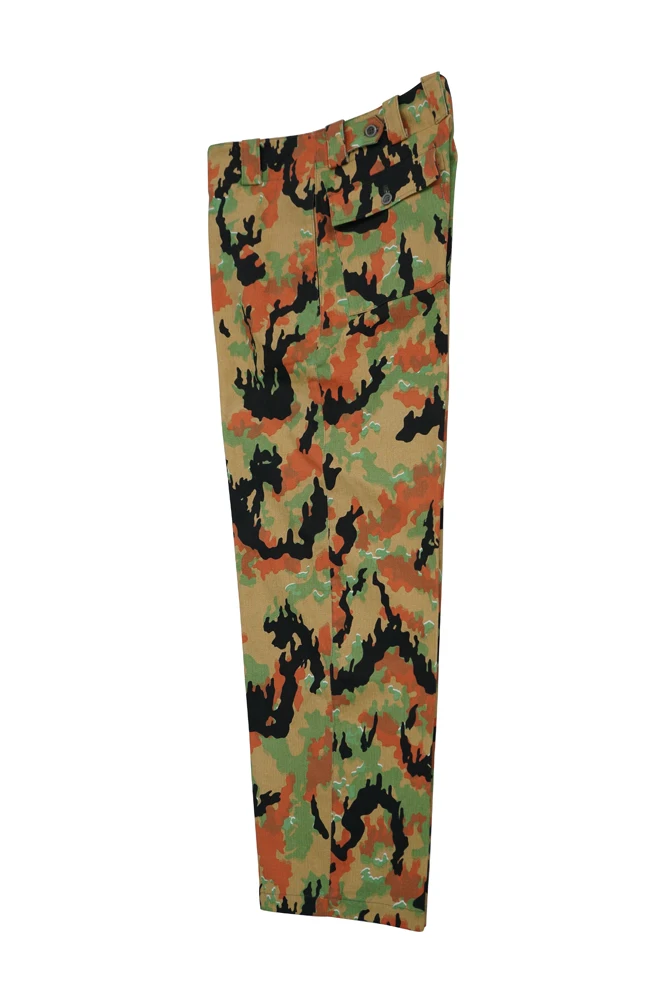 GUCG-006 Wwii Duitse Elite Leibermuster Camo M45 Veld Broek