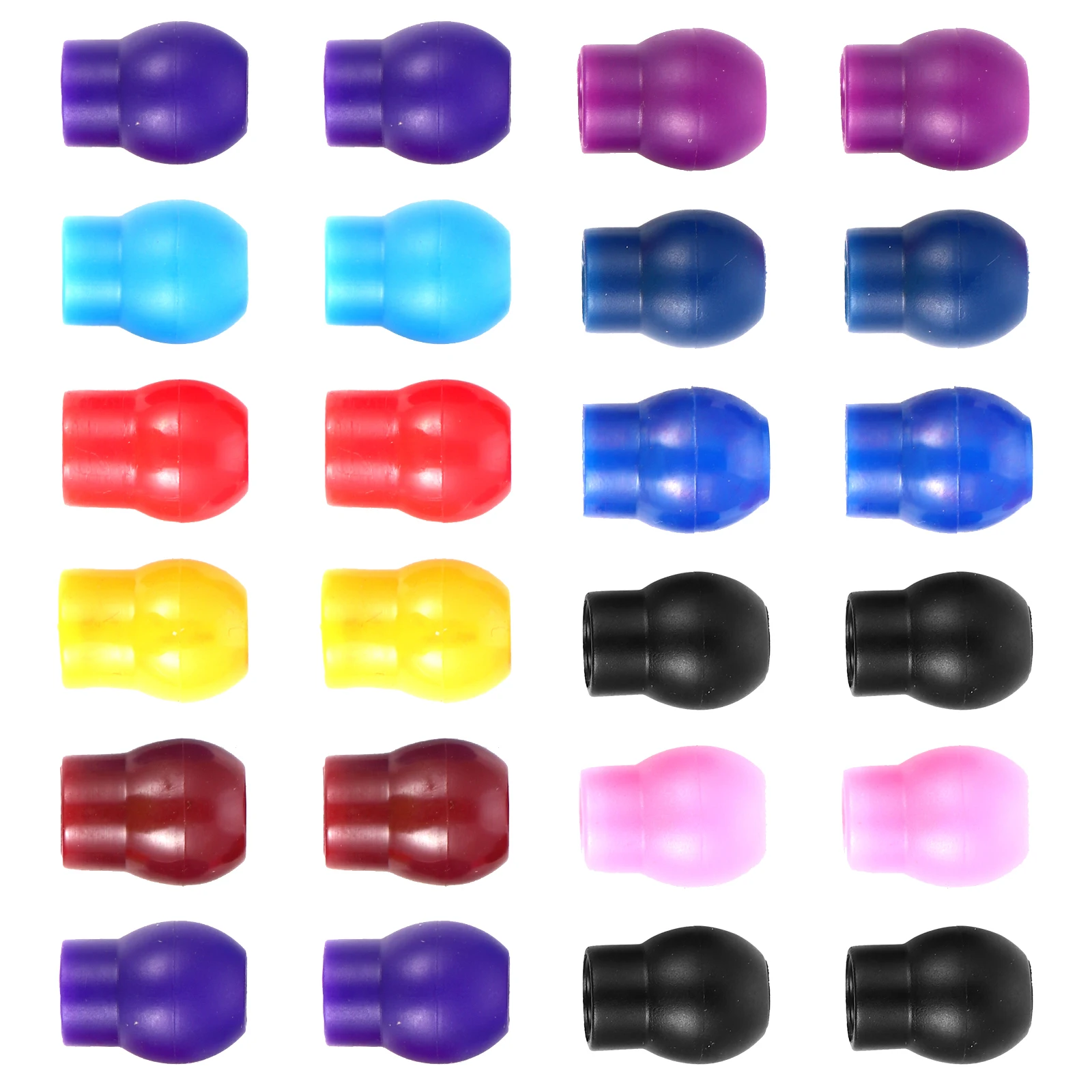 

12 Pairs Stethoscope Earplugs Cleaner Replacement Tip Covers Medical Pvc Buds Tips Accessories Silicone