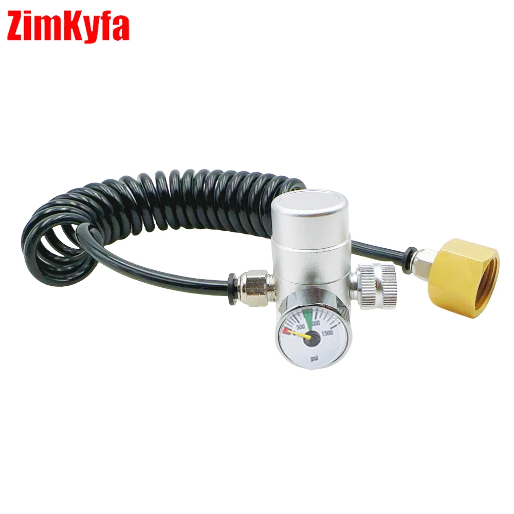 Whipped Cream Pressure Regulator from Thread M11*1 Fiting NO2 Tank To M22 Thread Cream Jar