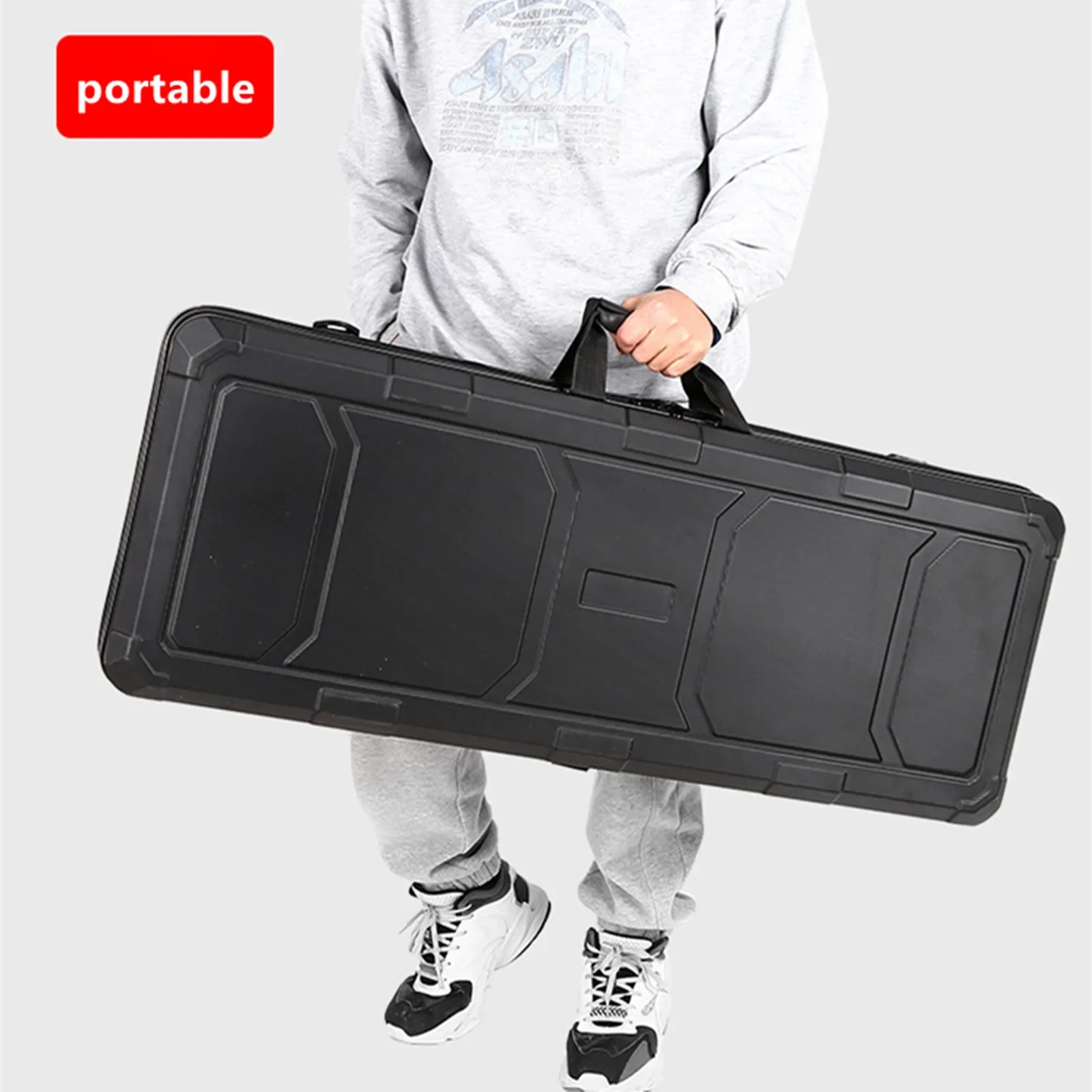 حقيبة التكتيكية حقيبة أدوات السفر قشرة صلبة للصدمات مقاوم للماء بندقية الطائرة بدون طيار الصيد رود حماية صندوق تخزين حقيبة يد الكتف