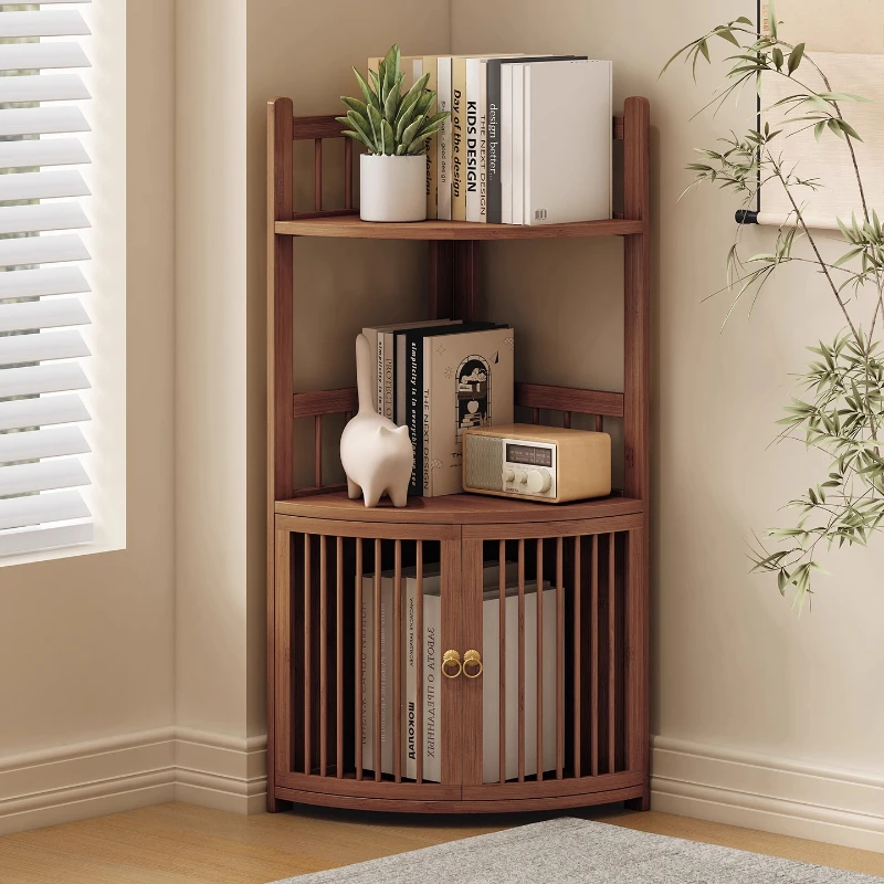 

Треугольная угловая полка, настенный многослойный шкаф для хранения, прочная прикроватная тумбочка для закусок, компактный органайзер для спальни