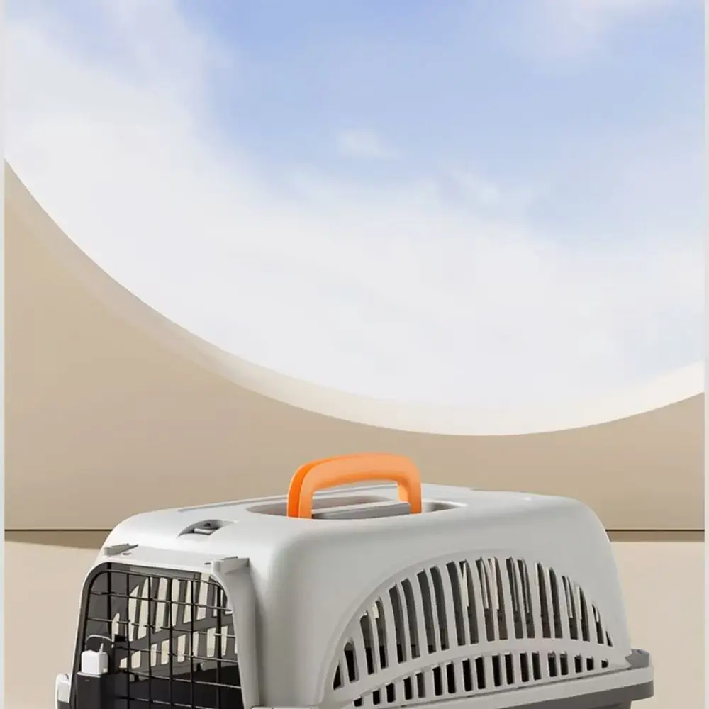 Airline Approved Pet Carrier For Dog Cat Hard Travel Kennel Portable Transport Box Ventilated Stress Free Cage
