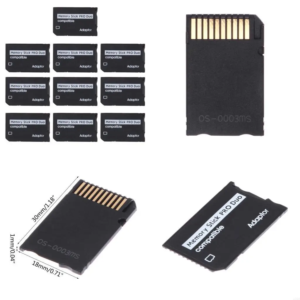 10x Mirco SDHC TF a Memory MS para para Adaptador Convertidor