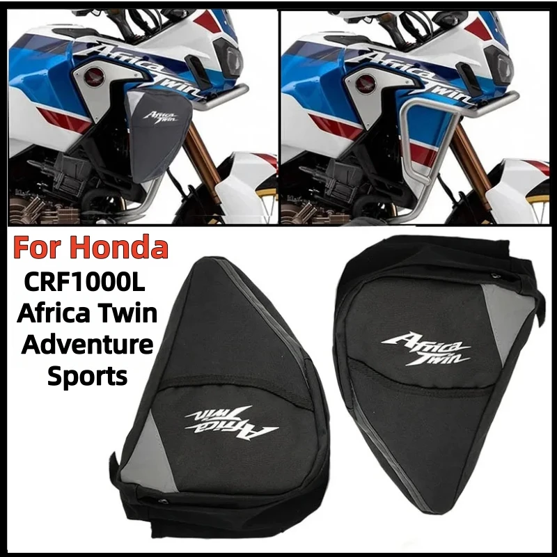モトサドルバッグフレームクラッシュバー防水バッグバンパーポジションバッグ-ホンダcrf1000l-crf-1000-l-アフリカツインアドベンチャースポーツ用