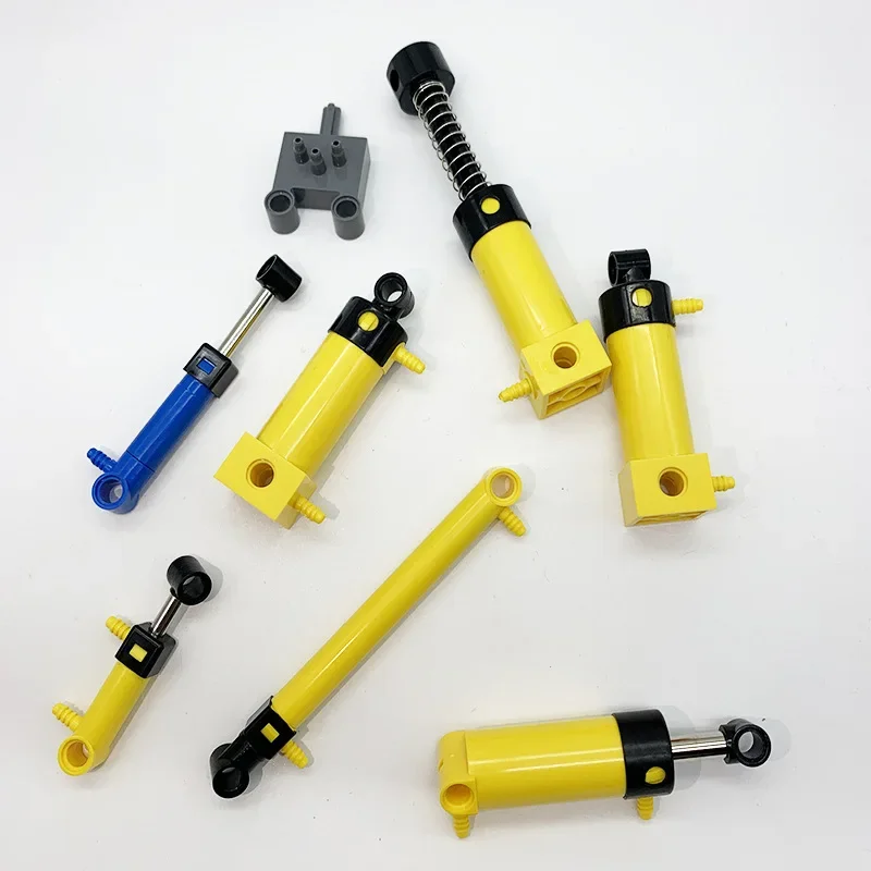 Moc high-tech Pneumatic parts Air pump pneumatic push rod Building Blocks piston Accessories Bricks Compatible with Lego parts