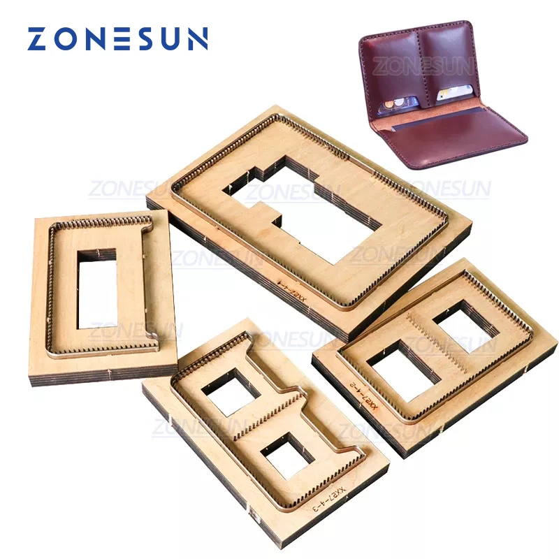 ZONESUN S3 Passport Cover Custom Leather Cutting Die Handicraft Tool Punch Cutter Mold DIY Paper Steel Rule Die