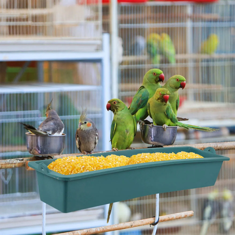 

2pcs Feeding Trough For Chickens Large Capacity Plastic Poultry Feeder Durable Detachable Farm Animal Feeder For Cattle Sheep